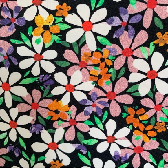 ZARA FLORAL RETRO MINI DRESS - Picture 7 of 11